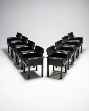 Cornelia Armchair Set by Tobia & Afra Scarpa for Meritalia, Italy, 1960s