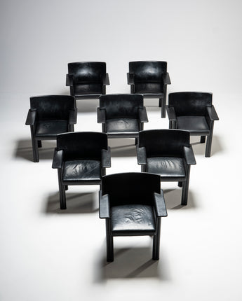 Cornelia Armchair Set by Tobia & Afra Scarpa for Meritalia, Italy, 1960s