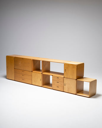Modular wall unit "Samara" by Derk De Vries for Maisa, Italy, 1970s