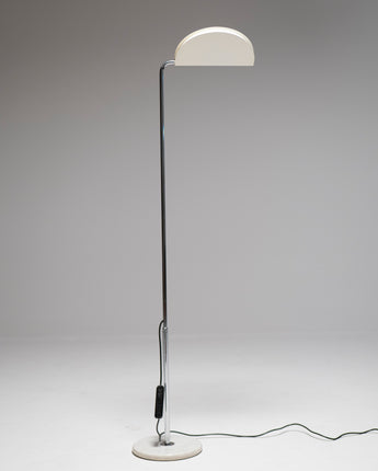 Pair of "Mezzaluna" floor lamps by Bruno Gecchelin for Skipper, Italy, 1970s