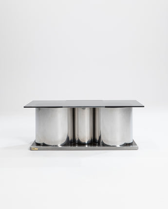 Futuristic Coffee Table and Bar by Lodovico Acerbis for Domustil, Italy, 1970's