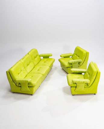 Modular Sofa and Armchairs Set, West Germany, 1970s