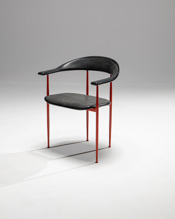 P40 Armchair by Giancarlo Vegni and Gianfranco Gualtierotti for Fasem, Italy, 1980s