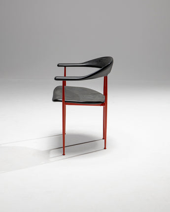 P40 Armchair by Giancarlo Vegni and Gianfranco Gualtierotti for Fasem, Italy, 1980s