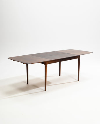 Mid Century extendable rosewood dining table by Lübke, West Germany, 1960s