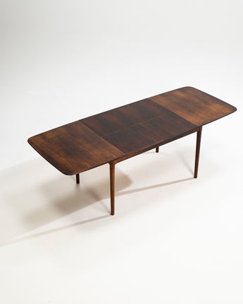Mid Century extendable rosewood dining table by Lübke, West Germany, 1960s