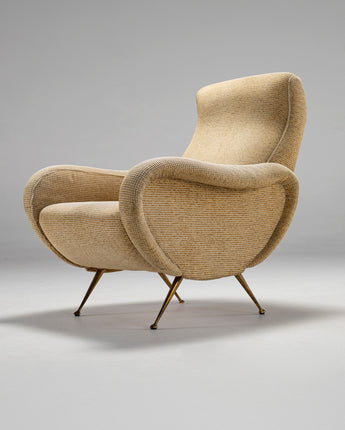 Armchair in style of Lady Chair by Marco Zanuso for Arflex, Italy, 1950s