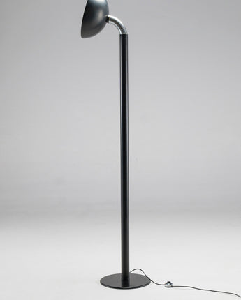 Black P-482 floor lamp, Luci Illuminazione di Interni, Italy, 1970s