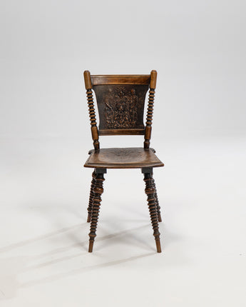Antique Bobbin Chair, Italy, 1800s