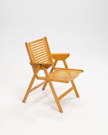 Mid Century Folding Lounge Armchairs Rex Designed by Niko Kralj, Slovenia, 60s