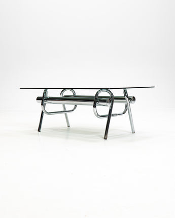 1970's Sculptural Chrome Knot Coffee Table