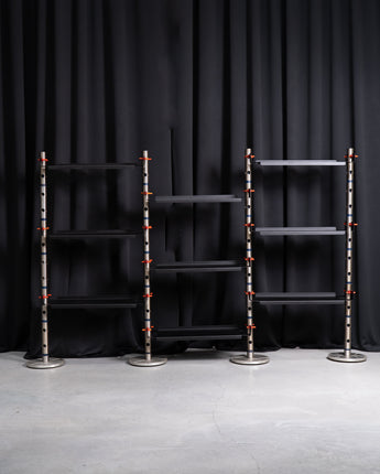 Industrial Metal Italian Shelving Unit,1980s