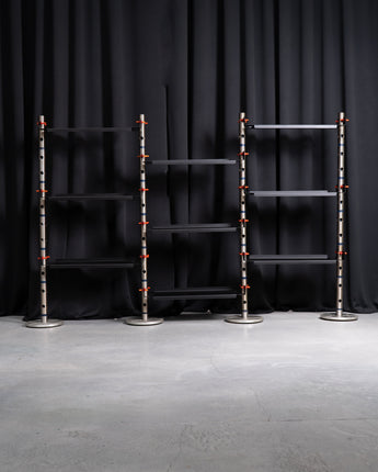Industrial Metal Italian Shelving Unit,1980s