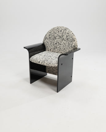 Postmodern Sculptural Accent Chair,Italy,1980s