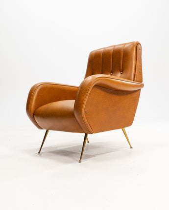 Italian Armchair in style of 'Lady' by Marco Zanuso for Arflex,1950s