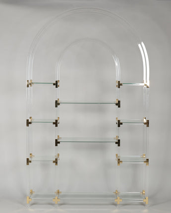 Vintage Plexiglass Étagère by Charles Hollis Jones, 1970s